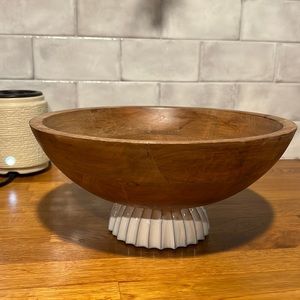 Home Goods wood Fruit Bowl